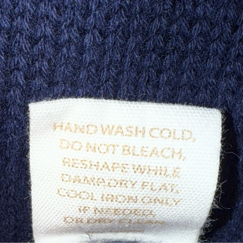 Brit.NY Sweater Womens XS Navy‎ Crew Neck Knitted Pullover Preppy
